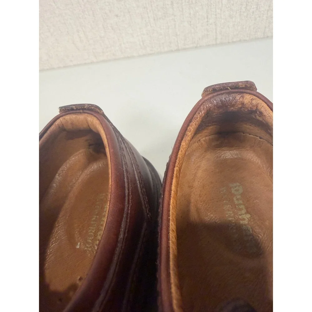 Dunham Mens by Rockport Oxford Brown Lace Up Shoes Size 8.5 D